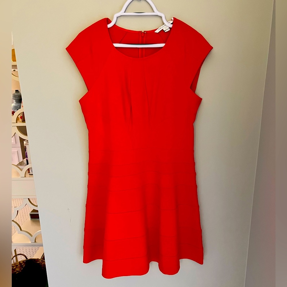 DVF Rebecca Dress in Red